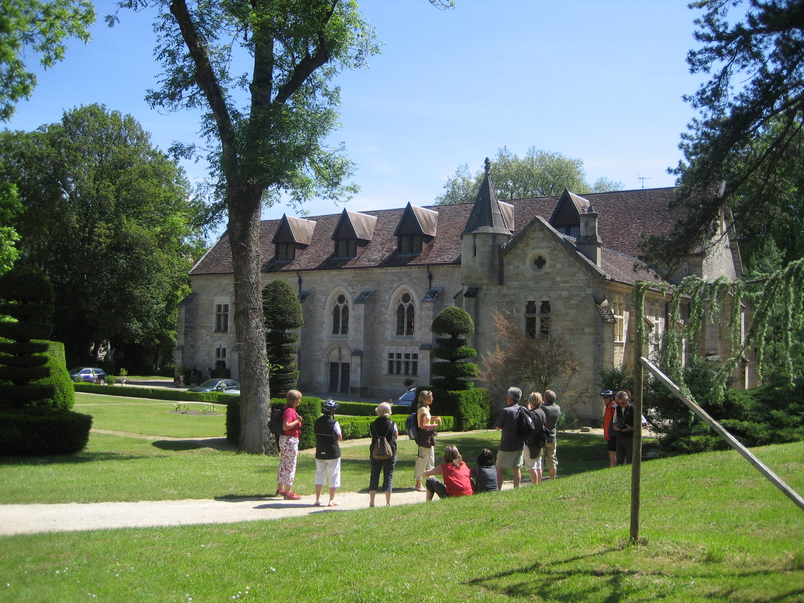 Vue de l'Abbaye la Bussière