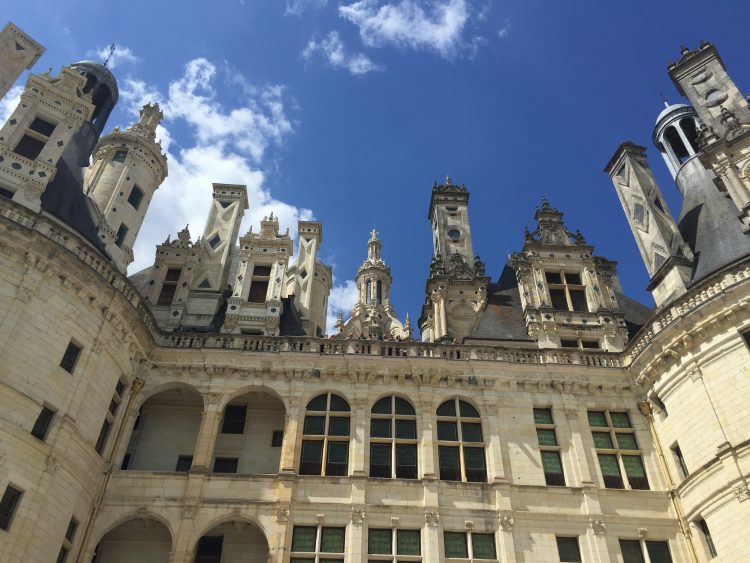 Blick auf das Schloss Chambord