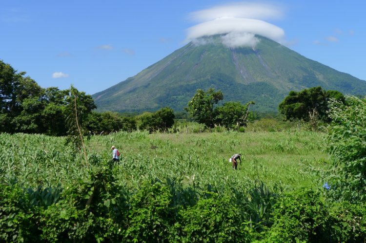 View at the vulcano Arenal in Costa Rica
