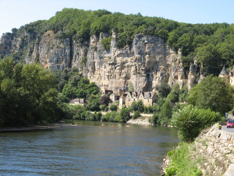Panorama über die Dordogne