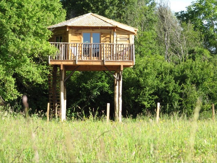 Familienunterkunft während Radreise im Burgund