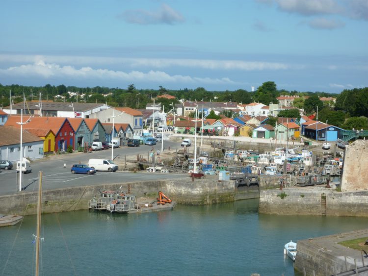 View of a port on Ile d'Oleron