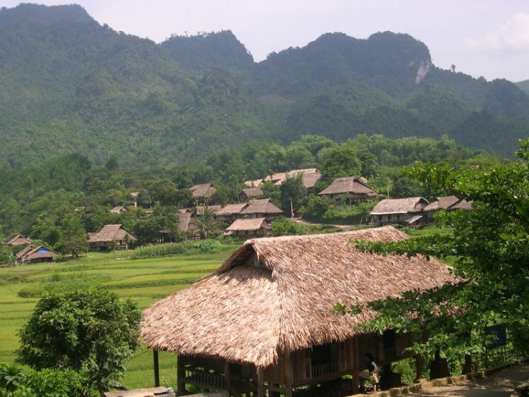 Radtour durch Mai Chau in Vietnam