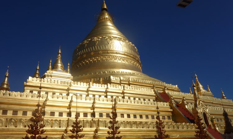View at a Buddhist temple