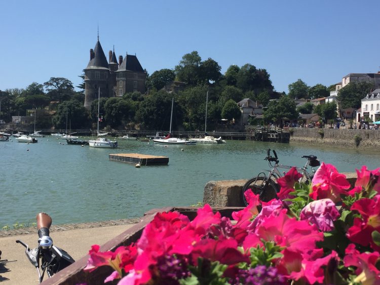 Blick auf den Ort Pornic