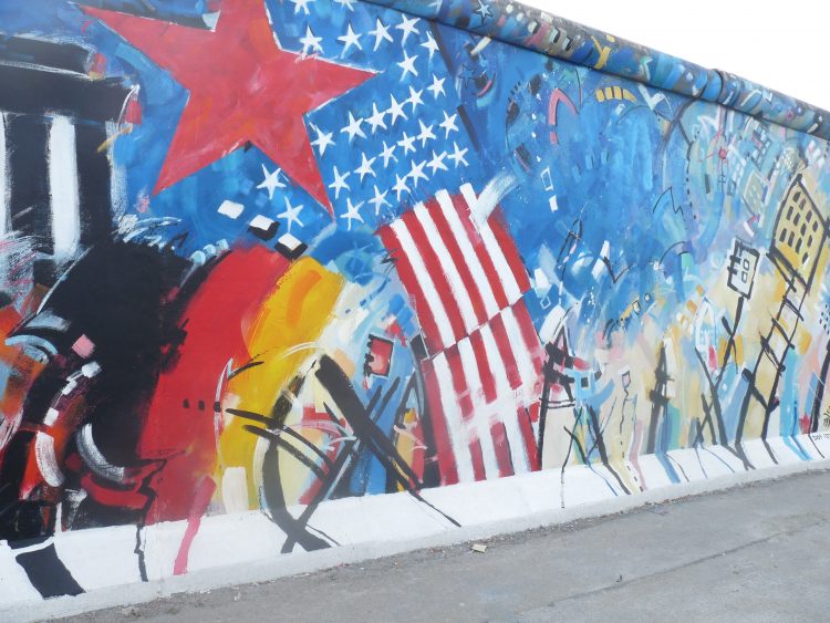 View at Berlin Wall