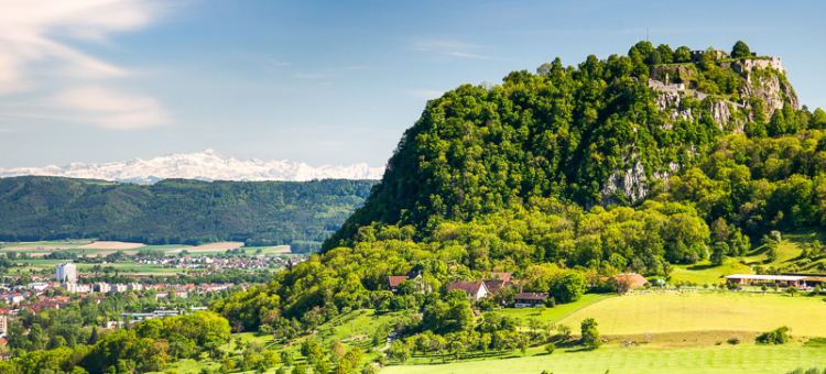 Blick auf das Hinterland des Bodensees