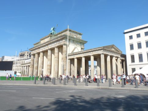 View at Brandenburg Gate in Berlin